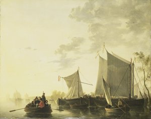 Vue sur la rivière - Aelbert (after) Cuyp