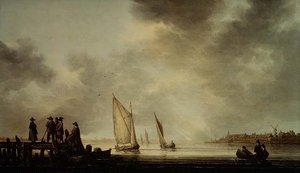 Un paysage fluvial - Aelbert Cuyp