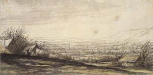 Paysage étendu avec cottage et bétail - Aelbert Cuyp