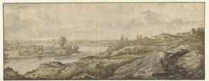 Paysage avec une rivière - Aelbert Cuyp