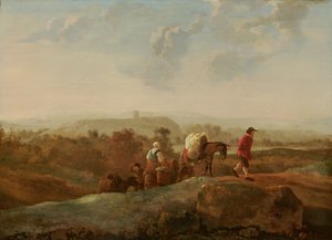 Les paysans migrateurs dans un paysage méridional - Aelbert Cuyp