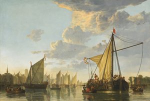 La Meuse à Dordrecht, vers 1650 - Aelbert Cuyp