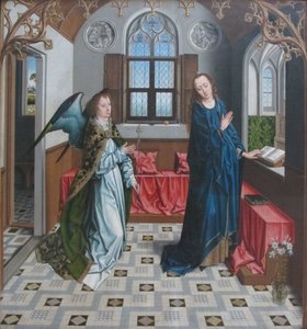 French : Annonciation à Marie Annunciation of Virgin Mary.