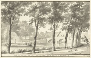 Le pont de Hoorn entre La Haye et Delft
