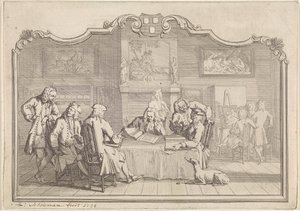 Guilde de Saint-Luc à Dordrecht, 1736 - Aert Schouman