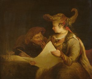 Esther et Mardochée, vers 1685