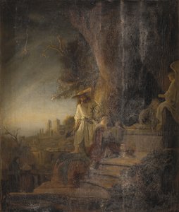 Le roi Assuérus présente son anneau à Mardochée - Aernt de Gelder