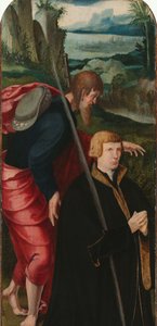 La résurrection de Lazare (détail) - Aertgen Claesz van Leyden (attributed to)
