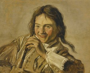 Un jeune garçon avec une flûte