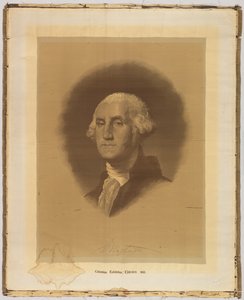 Portrait tissé - After Gilbert Stuart