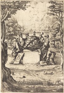 Frontispice pour la Cosmologia Sacrée - After Jacques Callot