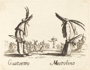 Guatsetto et Mestolino - After Jacques Callot