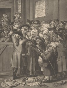 La Porte du Parterre, 9 novembre 1784 - After Robert Dighton the Elder.