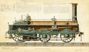 Locomotive à grande vitesse, 1864 - Agapele Jemeppes