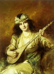 Odalisque avec une Mandoline