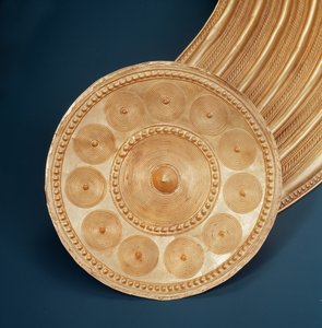 Collier, Ardcrony, Comté de Tipperary, Âge du Bronze tardif, 800-700 av. J.-C. (or) (détail) - Age Bronze