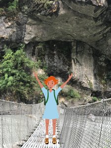 Marcher sur un pont - Agnes Girardon