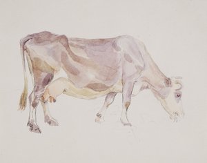 Vache debout - Agnes Lunn