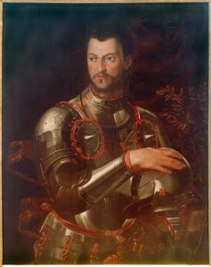 Portrait du duc Cosimo I en armure - Agnolo Bronzino