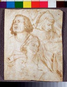 Têtes - Agnolo Gaddi