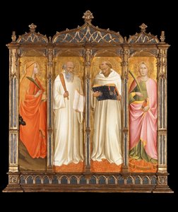 Saints Marie-Madeleine, Benoît, Bernard de Clairvaux et Catherine d