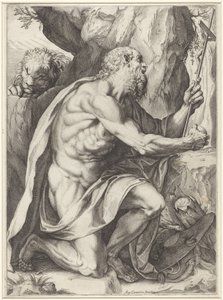 Saint Jérôme - Agostino Carracci