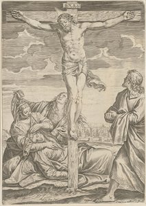 Crucifixion - Agostino Carracci