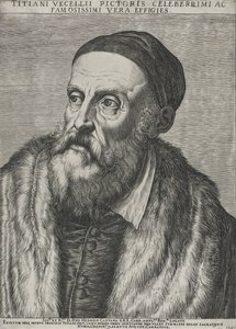 Portrait de Titien, 1587 - Agostino Carracci