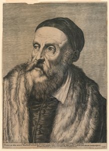 Portrait de Titien - Agostino Carracci