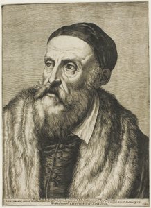 Portrait de Titien - Agostino Carracci