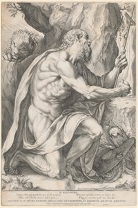 Saint Jérôme - Agostino Carracci