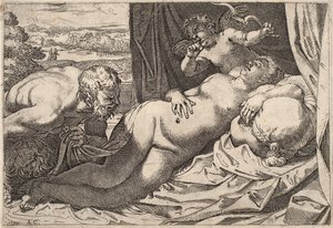 Satyre et Nymphe