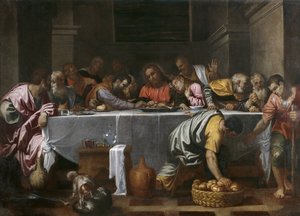 La Cène - Agostino Carracci