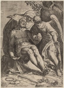 Pietà - Agostino Carracci after Veronese