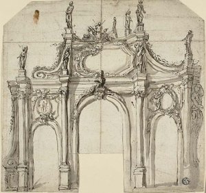 Arc de triomphe - Agostino Mitelli