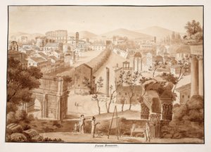 Forum Romanum, 1833