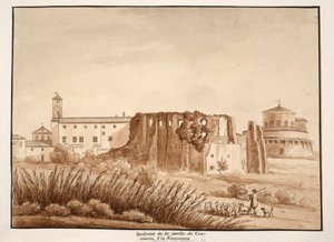 Hippodrome de la famille de Constantin, Via Nomentana, 1833 - Agostino Tofanelli