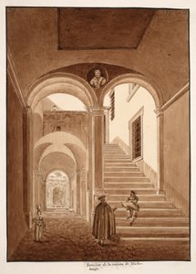 Intérieur de la maison de Michel-Ange, 1833 - Agostino Tofanelli