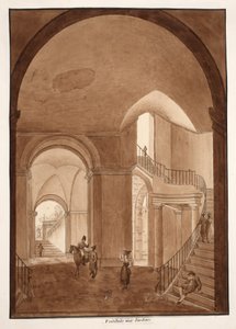 Vestibule des jardins du Palazzo Caetani all