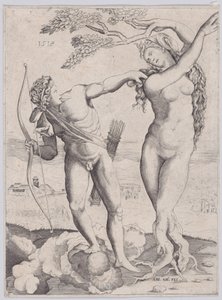 Apollon et Daphné, daté de 1518