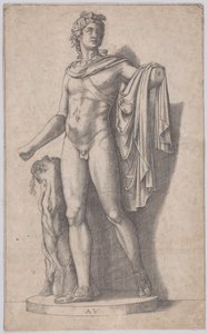 Apollon, vers 1514-1536 - Agostino Veneziano