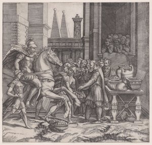 Camillus, daté 1531 - Agostino Veneziano
