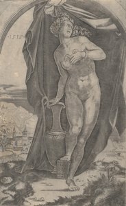Cléopâtre, daté 1515 - Agostino Veneziano