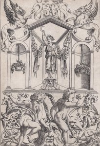 Panneau Ornemental - Agostino Veneziano