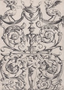 Panneau ornemental, vers 1514-36 - Agostino Veneziano