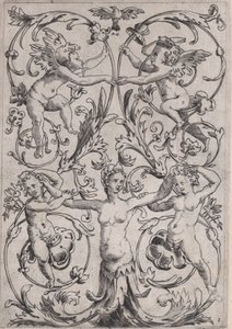 Panneau ornemental - Agostino Veneziano
