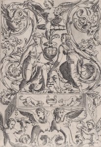 Panneau ornemental, vers 1514-36 - Agostino Veneziano