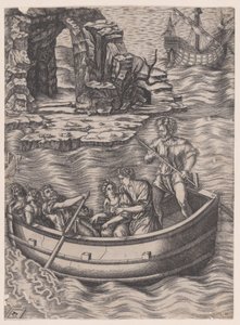 Le Bateau, vers 1514-36 - Agostino Veneziano