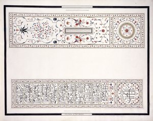 Spécimens des mosaïques, du tombeau de l