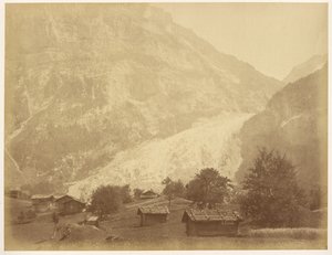 Glacier Inférieur de Grindelwald et Route de la Boenisseg sur la Mettenberg - Aimé Civiale